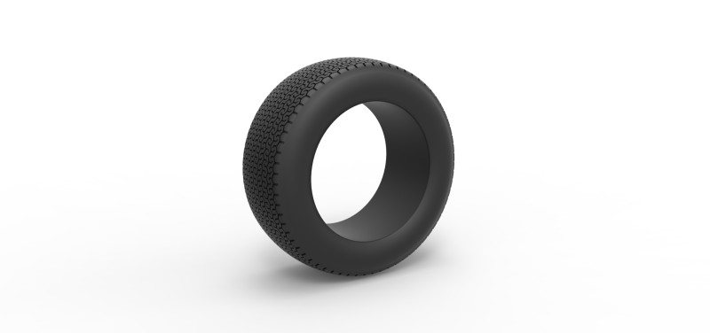 Tire of Dirt Modified stock car V8 Scale 1 to 25 Modello di stampa 3D .c4d .max .obj .3ds .fbx .stl .blend