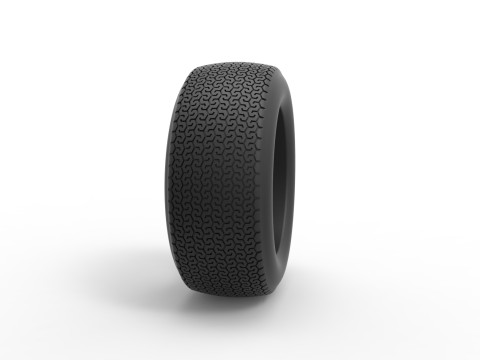 Tire of Dirt Modified stock car V8 Scale 1 to 25 Modello di stampa 3D