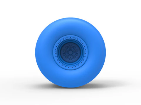 Rear wheel of Top fuel dragster Scale 1 to 25 3D Print Model