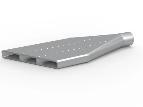 NASCAR Boom Tube Escape Escala 1 a 25 Modelo de impresión 3D