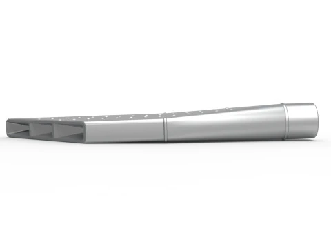NASCAR Boom Tube Exhaust Scale 1 to 25 3D Print Model