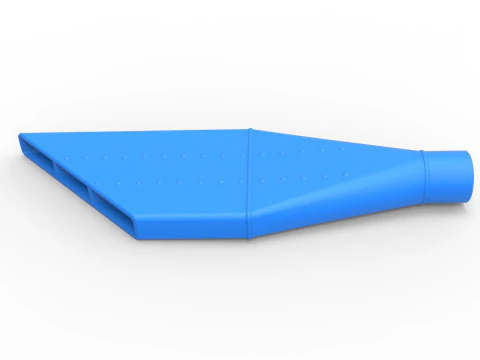NASCAR Boom Tube Exhaust Scale 1 to 25 3D Print Model