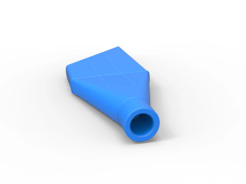 NASCAR Boom Tube Exhaust Scale 1 to 25 3D Print Model