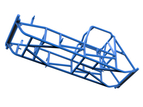 Frame of Vintage Sprint car Version 2 Scale 1 to 25 Modello di stampa 3D