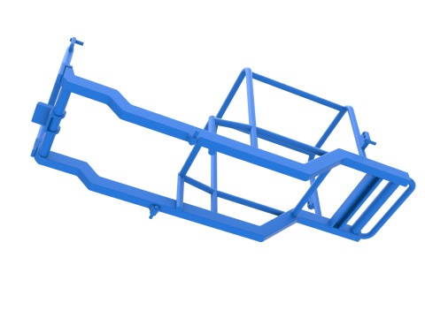 Frame of Vintage Supermodified stock car Scale 1 to 25 Model Cetak 3D