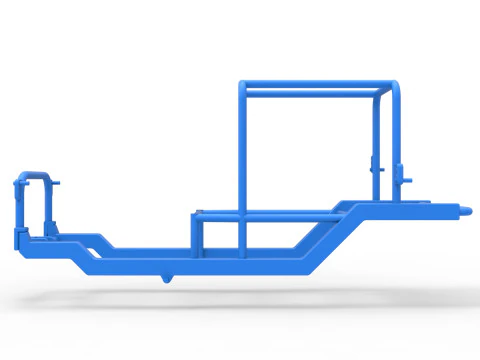Frame of Vintage Supermodified stock car Scale 1 to 25 3D Print Model