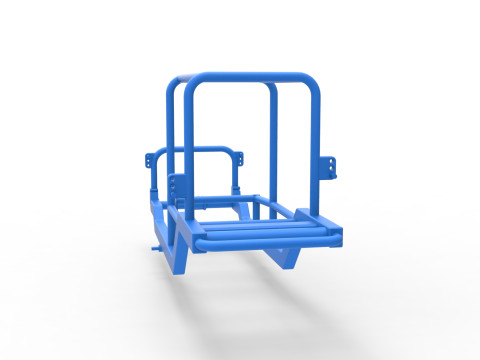 Frame of Vintage Supermodified stock car Scale 1 to 25 Model Cetak 3D