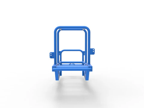 Frame of Vintage Supermodified stock car Scale 1 to 25 3D Print Model
