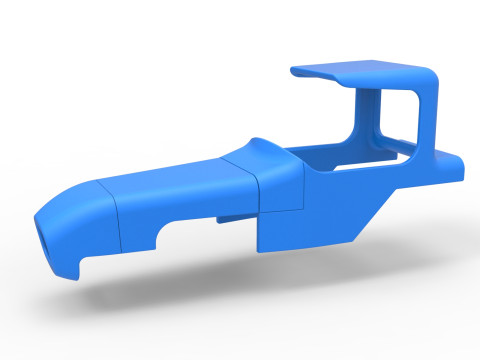 Shell of Vintage Supermodified stock car Scale 1 to 25 3D Принт Модель