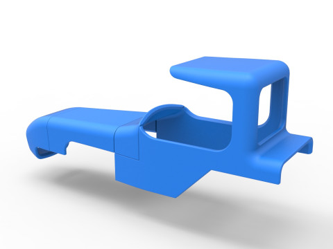 Shell of Vintage Supermodified stock car Scale 1 to 25 3D 打印模型