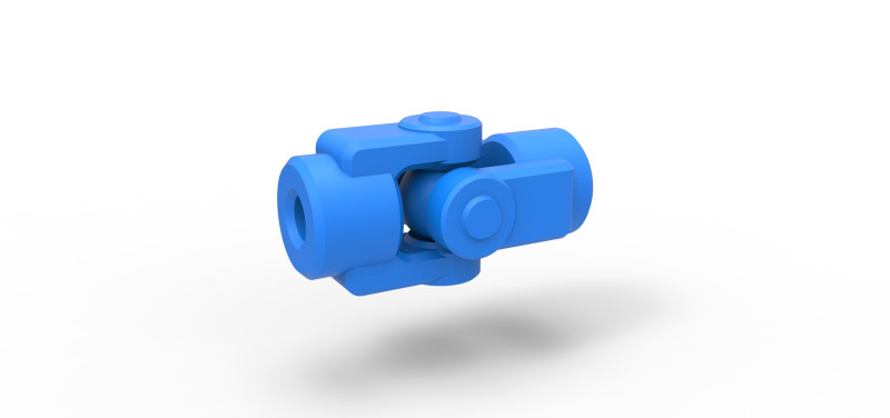 Cardan shaft joint Scale 1 to 25 3D प्रिंट मॉडल .c4d .max .obj .3ds .fbx .stl .blend 