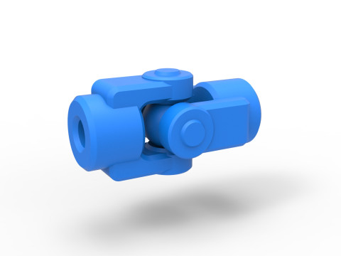 Cardan shaft joint Scale 1 to 25 3D 打印模型