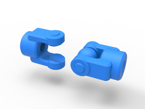 Cardan shaft joint Scale 1 to 25 3D प्रिंट मॉडल