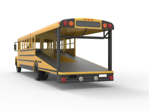 Vintage Transporter truck for Race car Version 6 Scale 1 to 25 3D Print Model