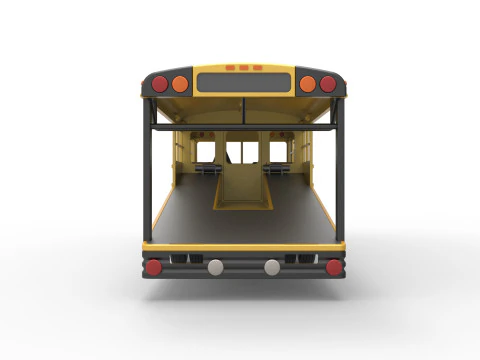 Vintage Transporter truck for Race car Version 6 Scale 1 to 25 3D Print Model