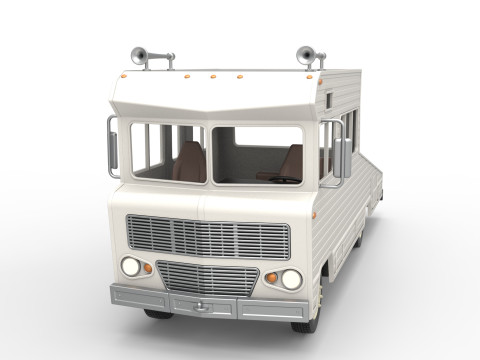 Vintage Transporter truck for Race car Version 7 Scale 1 to 25 3D Принт Модель