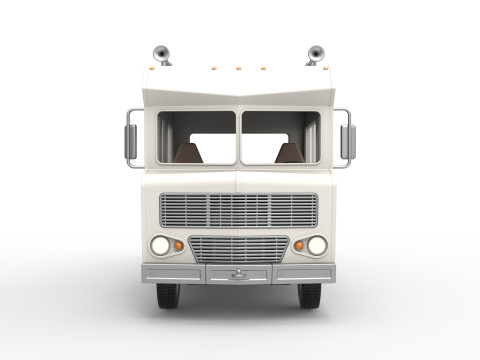 Vintage Transporter truck for Race car Version 7 Scale 1 to 25 3D Принт Модель