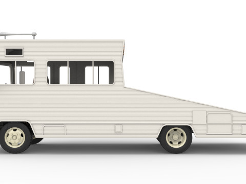 Vintage Transporter truck for Race car Version 7 Scale 1 to 25 3D Принт Модель