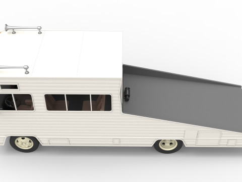 Vintage Transporter truck for Race car Version 7 Scale 1 to 25 3D Принт Модель