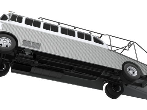 Vintage Transporter truck for Race car Version 8 Scale 1 to 25 3D प्रिंट मॉडल