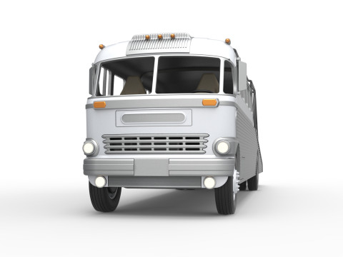 Vintage Transporter truck for Race car Version 8 Scale 1 to 25 3D प्रिंट मॉडल