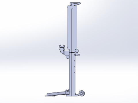 Bumper Jack for race car Scale 1 to 25 Model Cetak 3D