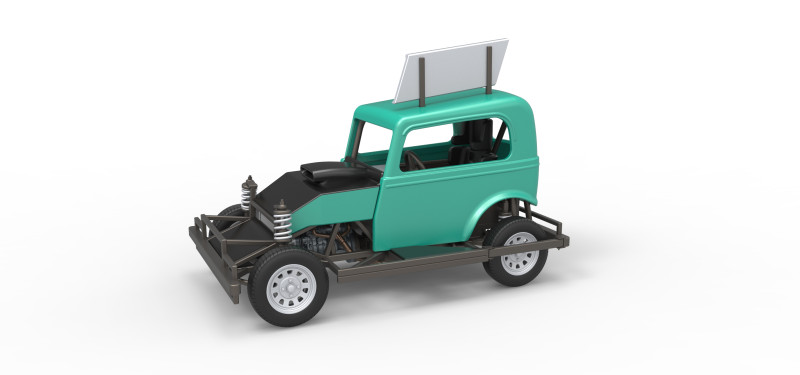 New Zealand Ministock car Scale 1 to 25 3D Принт Модель .c4d .max .obj .3ds .fbx .stl .blend 