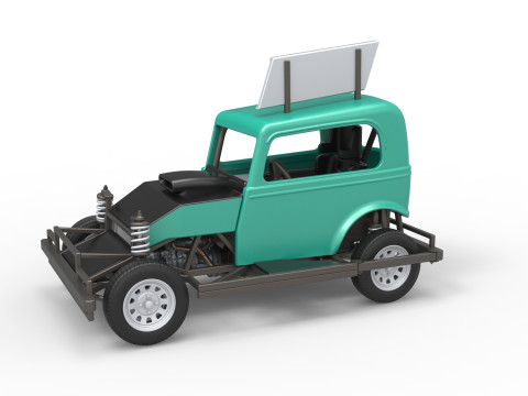 New Zealand Ministock car Scale 1 to 25 3D Принт Модель