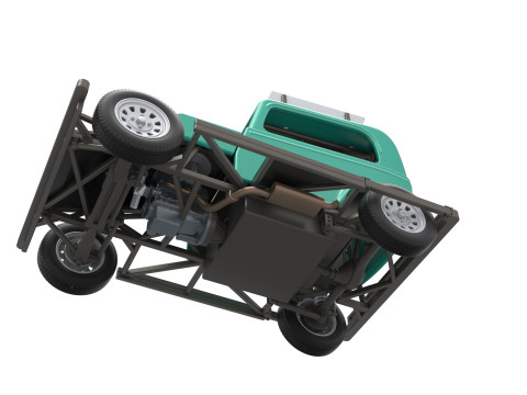 New Zealand Ministock car Scale 1 to 25 3D Принт Модель