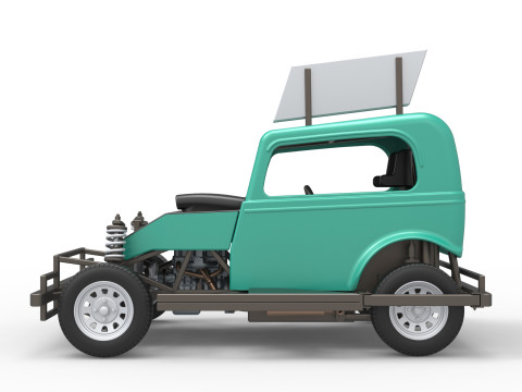 New Zealand Ministock car Scale 1 to 25 3D Принт Модель
