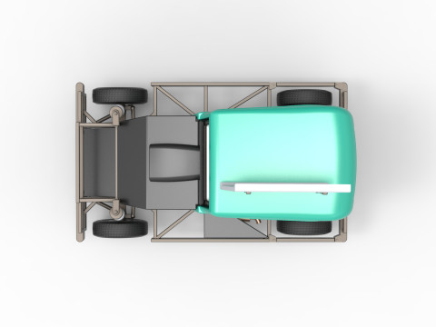 New Zealand Ministock car Scale 1 to 25 3D Принт Модель