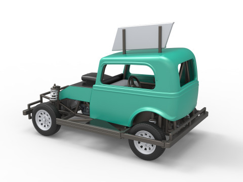 New Zealand Ministock car Scale 1 to 25 3D Принт Модель