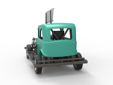 New Zealand Ministock car Scale 1 to 25 3D Принт Модель