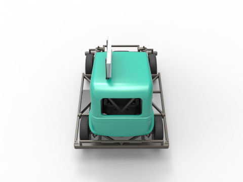 New Zealand Ministock car Scale 1 to 25 3D Принт Модель
