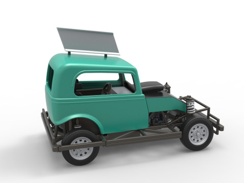 New Zealand Ministock car Scale 1 to 25 3D Принт Модель