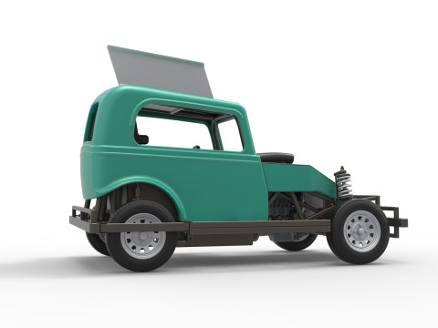 New Zealand Ministock car Scale 1 to 25 3D Принт Модель