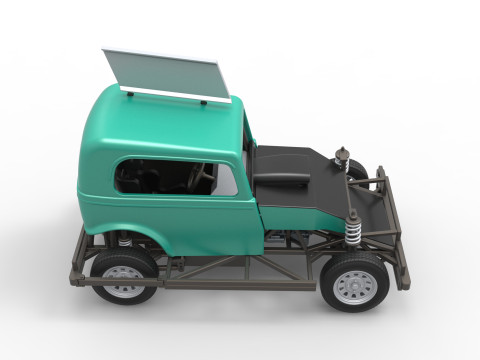 New Zealand Ministock car Scale 1 to 25 3D Принт Модель
