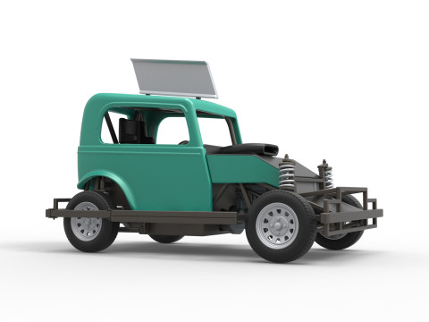 New Zealand Ministock car Scale 1 to 25 3D Принт Модель