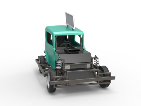 New Zealand Ministock car Scale 1 to 25 3D Принт Модель
