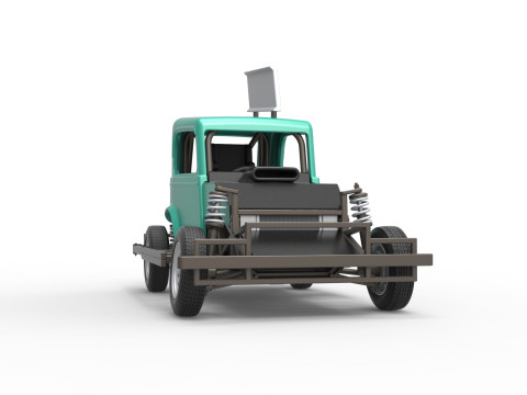 New Zealand Ministock car Scale 1 to 25 3D Принт Модель