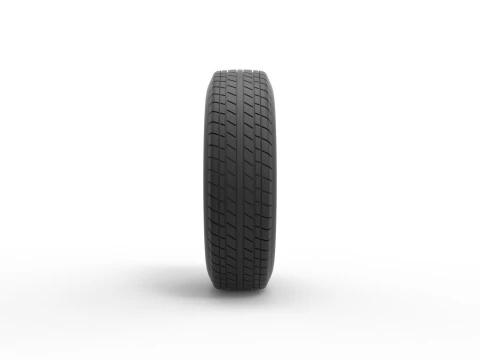 Wheel of New Zealand Ministock car Scale 1 to 25 3D Print Model