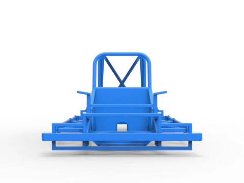 Frame of New Zealand Ministock car Scale 1 to 25 3D Print Model