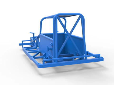 Frame of New Zealand Ministock car Scale 1 to 25 3D Print Model