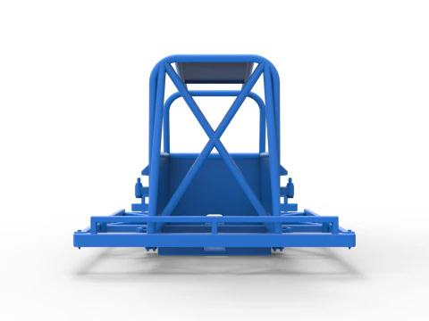 Frame of New Zealand Ministock car Scale 1 to 25 3D Print Model