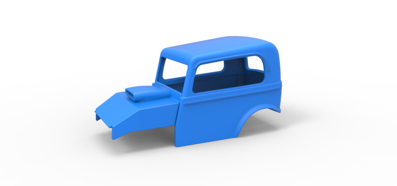 Shell of New Zealand Ministock car Scale 1 to 25 Model Cetak 3D .c4d .max .obj .3ds .fbx .stl .blend 