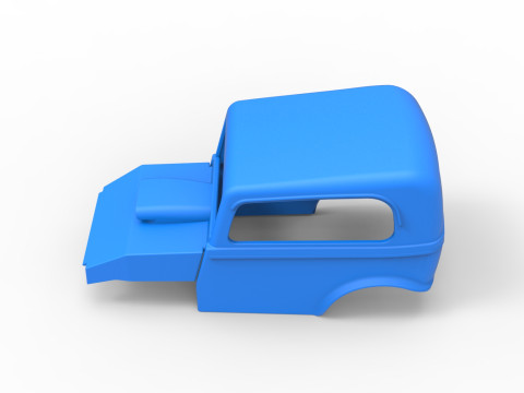 Shell of New Zealand Ministock car Scale 1 to 25 Model Cetak 3D