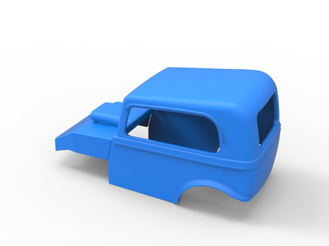 Shell of New Zealand Ministock car Scale 1 to 25 Model Cetak 3D