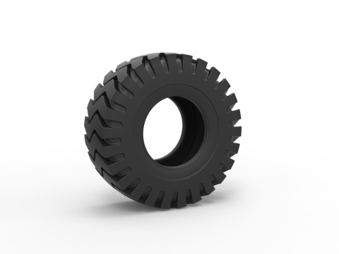 Tractor tire 38 Scale 1 to 25 3D printmodel