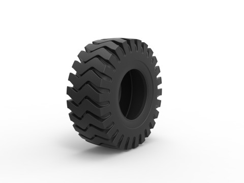 Tractor tire 38 Scale 1 to 25 3D 打印模型