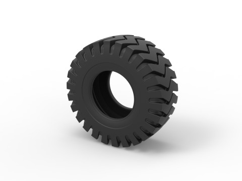 Tractor tire 38 Scale 1 to 25 3D 打印模型